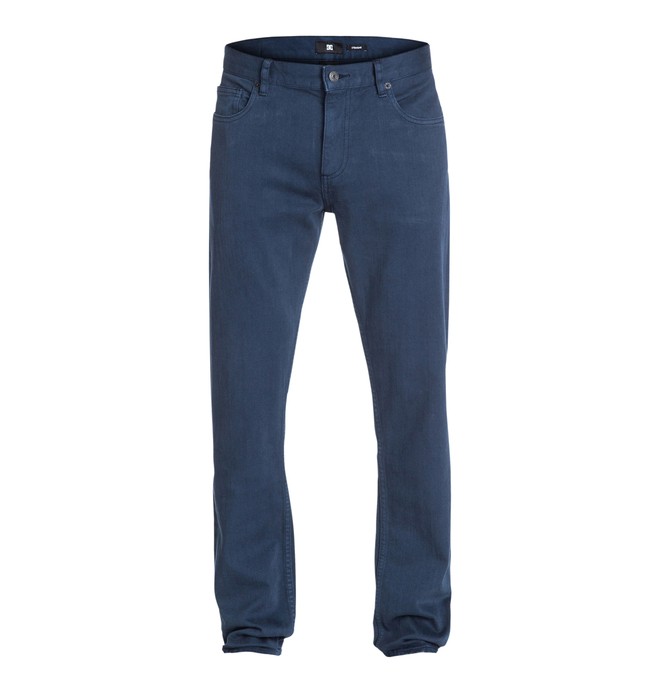dcshoes, Worker Straight Color 30" Inseam Jeans, BLACK IRIS (btk0) 0 Worker Straight Color 30" Inseam Jeans EDYDP03051 DC Shoes