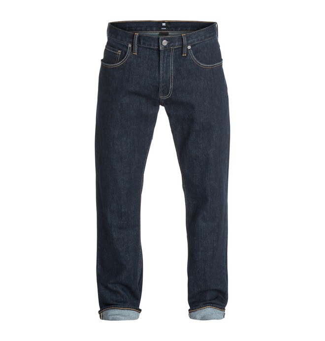 Worker Basic Roomy Jean Indigo Rinse 32 EDYDP03070 0 Worker Basic Roomy Jean Indigo Rinse 32 EDYDP03070 DC Shoes