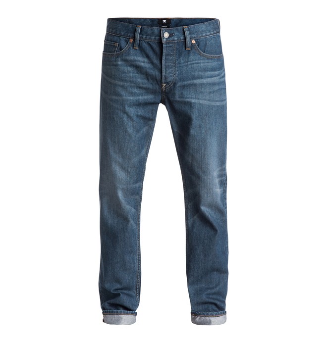 dcshoes, Men's Washed 32" Straight Fit Jeans, MEDIUM STONE (bntw) 0 Men's Washed 32" Straight Fit Jeans EDYDP03208 DC Shoes
