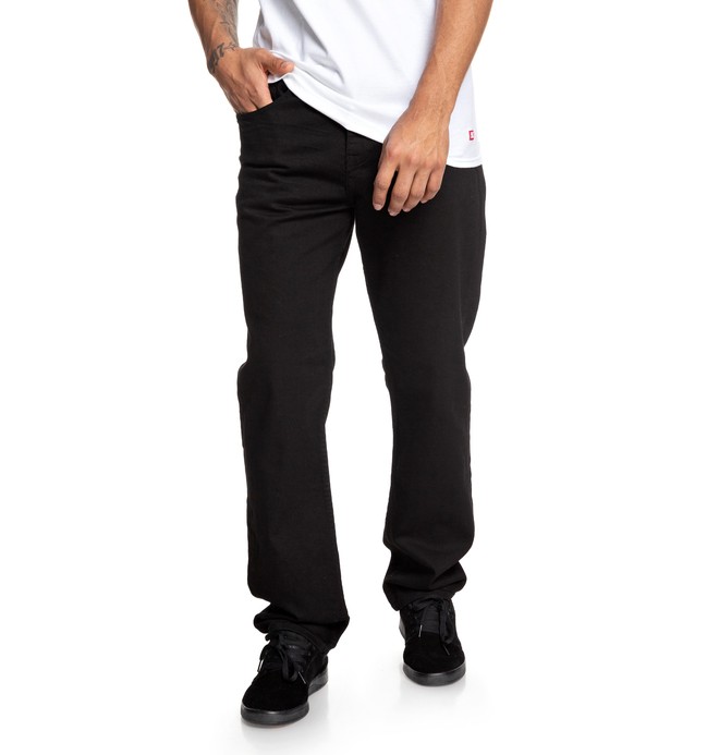 dcshoes, Worker Relaxed Fit Jeans, BLACK RINSE (kvjw) 0 Worker Relaxed Fit Jeans Black EDYDP03387 DC Shoes