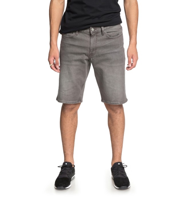 dcshoes, Worker - Denim Shorts for Men, LIGHT GREY (sjpw) 0 Worker - Denim Shorts for Men Gray EDYDS03031 DC Shoes