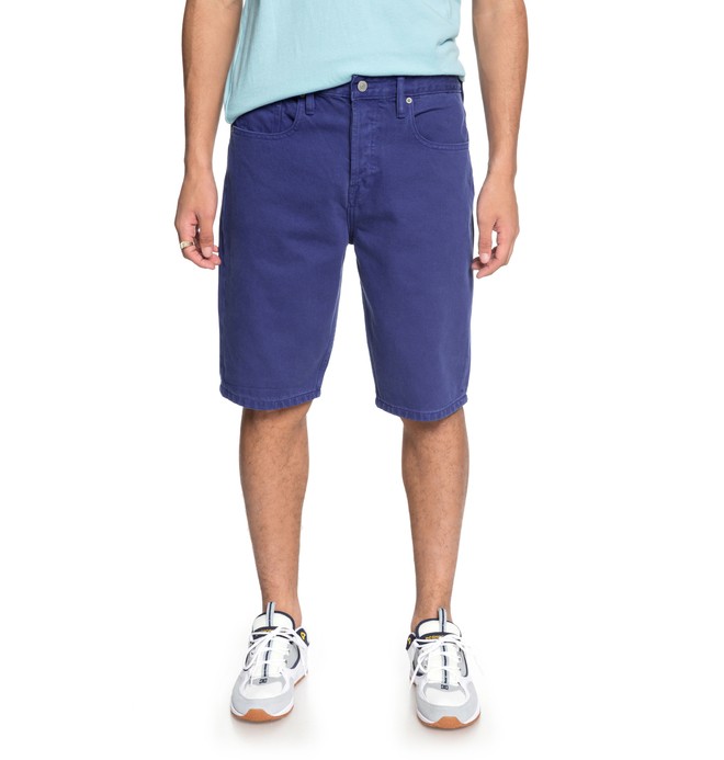 dcshoes, Worker - Denim Shorts for Men, SODALITE BLUE (byb0) 0 Worker - Denim Shorts for Men Blue EDYDS03033 DC Shoes