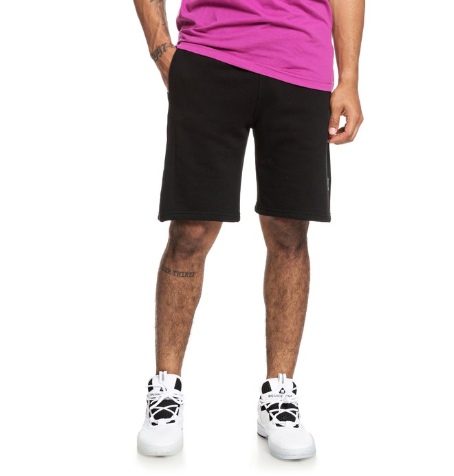 dcshoes, Glynroad Sweat Shorts, BLACK (kvj0) 0 Glynroad Sweat Shorts Black EDYFB03061 DC Shoes