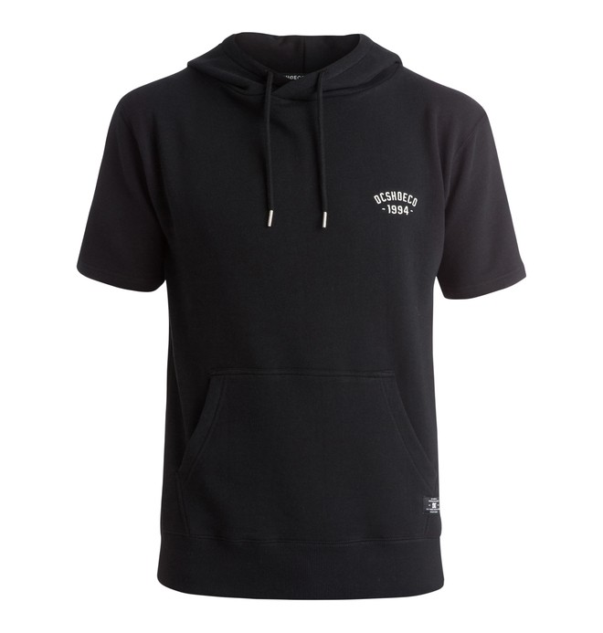 dcshoes, Men's Dunlap Short Sleeve Hoodie, BLACK (kvj0) 0 Men's Dunlap Short Sleeve Hoodie EDYFT03153 DC Shoes