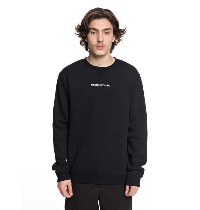 dcshoes, Craigburn - Felpa, BLACK (kvj0) 0 Craigburn - Felpa Black EDYFT03347 DC Shoes