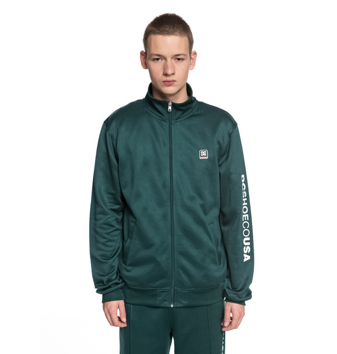 dcshoes, Heggerty Track - Trainingsjacke für Männer, JUNE BUG (gsr0) 0 Heggerty Track - Trainingsjacke für Männer Grün EDYFT03353 DC Shoes