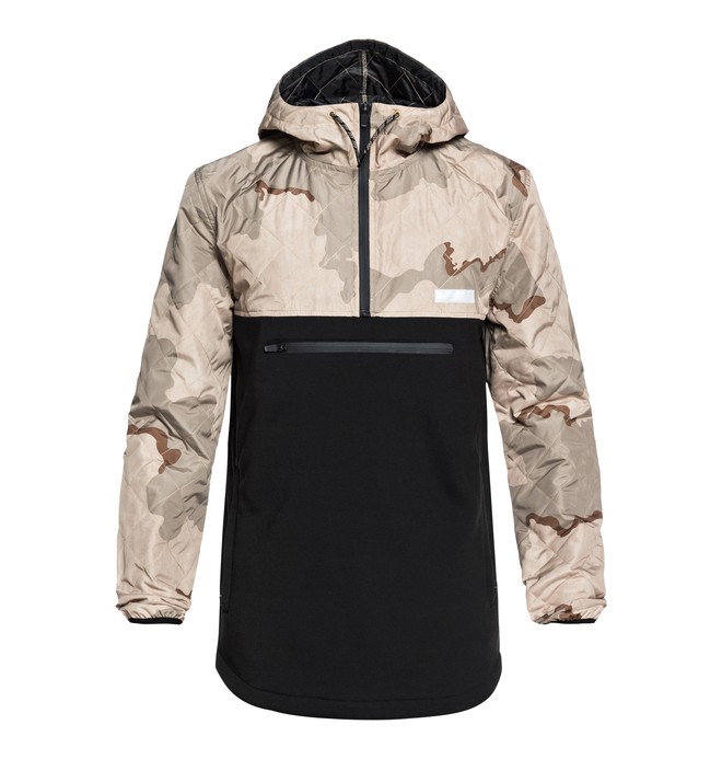 dcshoes, Barricade - Technical Half-Zip Hoodie for Men, INCENSE DCU CAMO MEN (cjz6) 0 Barricade - Technical Half-Zip Hoodie for Men Brown EDYFT03362 DC Shoes