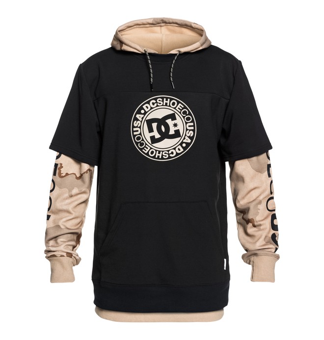dcshoes, Dryden - Technical Hoodie for Men, BLACK (kvj0) 0 Dryden - Technical Hoodie for Men Black EDYFT03363 DC Shoes