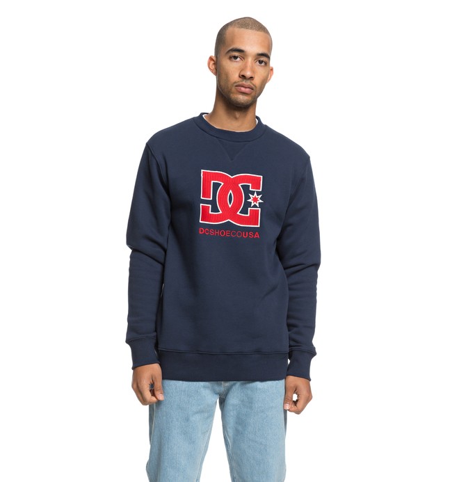 dcshoes, Свитшот Glenridge, BLACK IRIS (btl0) 0 Свитшот Glenridge Синий EDYFT03386 DC Shoes