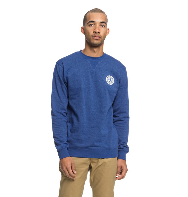 dcshoes, Rebel - Sudadera para Hombre, SODALITE BLUE (byb0) 0 Rebel - Sudadera para Hombre EDYFT03392 DC Shoes