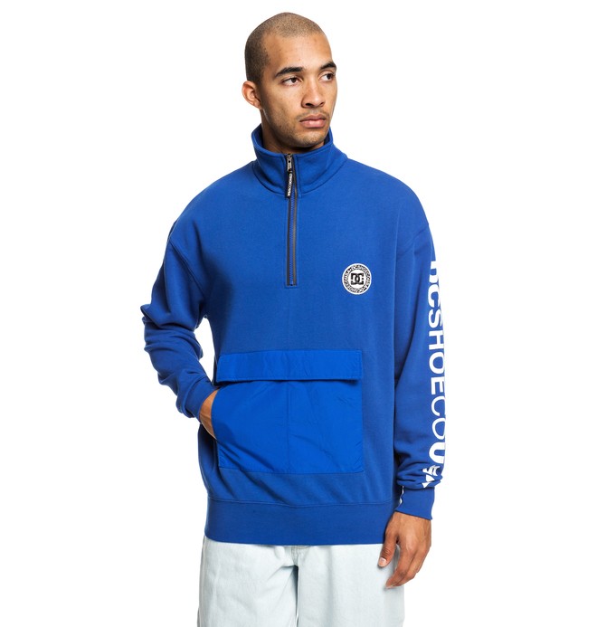 dcshoes, Толстовка-анорак Simmons, NAUTICAL BLUE (bqr0) 0 Толстовка-анорак Simmons Синий EDYFT03421 DC Shoes