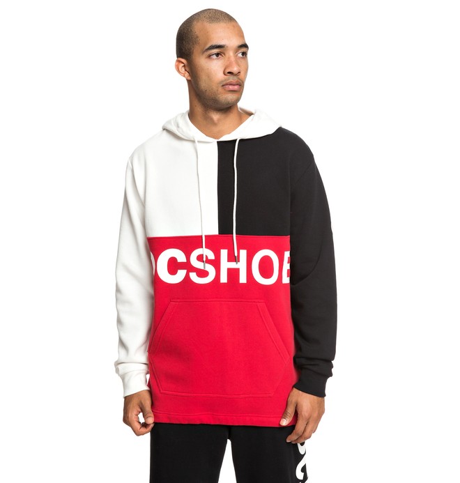 dcshoes, Hambledon - Felpa con cappuccio da Uomo, RACING RED (rqr0) 0 Hambledon - Felpa con cappuccio da Uomo Red EDYFT03423 DC Shoes