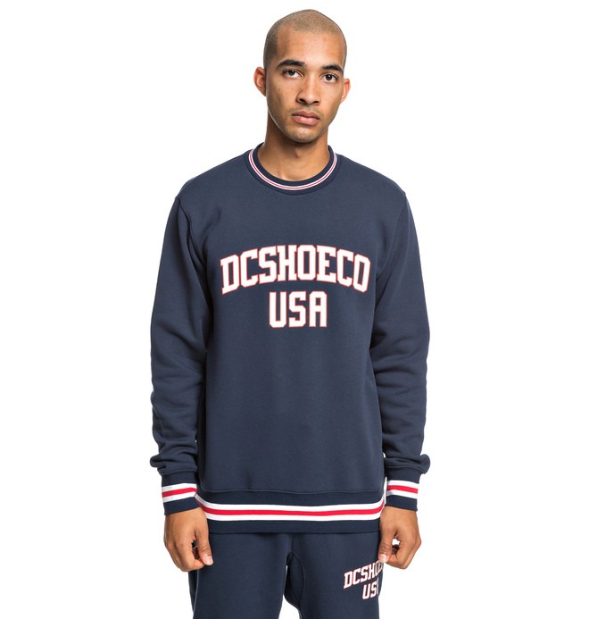 dcshoes, Glenridge - Sweatshirt for Men, BLACK IRIS (btl0) 0 Glenridge - Sweatshirt for Men Blue EDYFT03427 DC Shoes