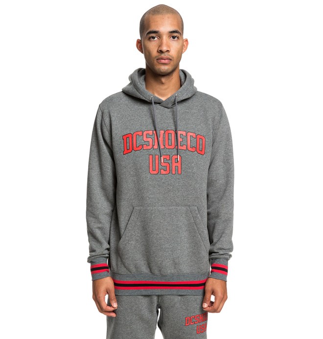 dcshoes, Glenridge - Sweat à capuche pour Homme, HEATHER CHARCOAL (knyh) 0 Glenridge - Sweat à capuche pour Homme Noir EDYFT03428 DC Shoes