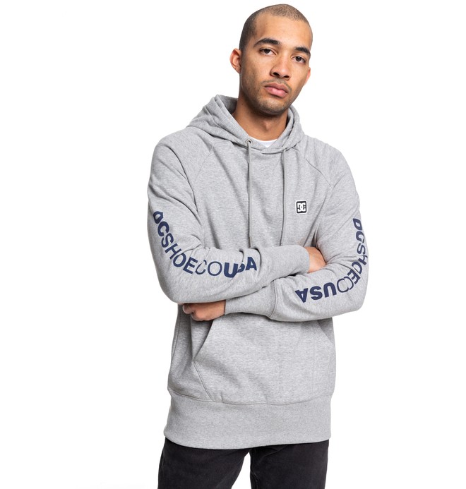 dcshoes, Burwell Hoodie, GREY HEATHER (knfh) 0 Burwell Hoodie Black EDYFT03462 DC Shoes