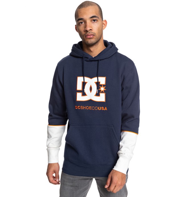 dcshoes, Худи Wepma Ph, BLACK IRIS/SNOW WHITE (xbbw) 0 Худи Wepma Ph Синий EDYFT03464 DC Shoes