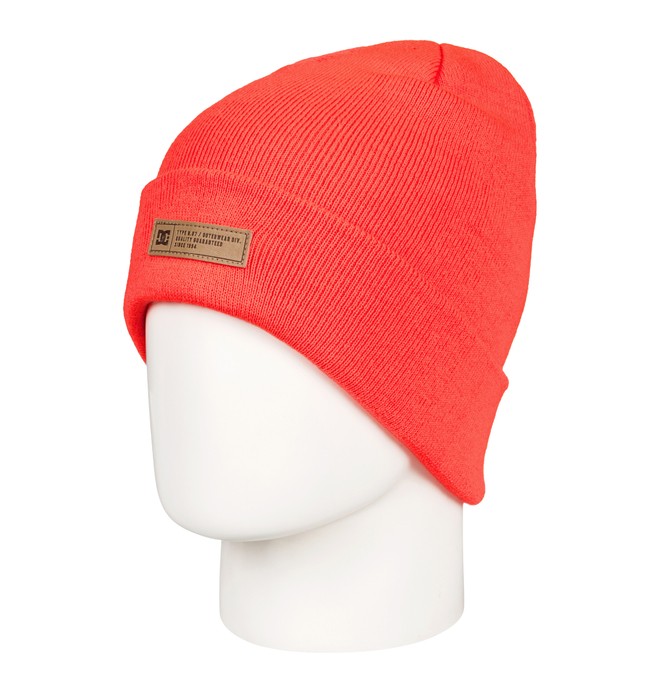 dcshoes, Label - Gorro para Hombre, FIERY CORAL (mkz0) 0 Label - Gorro para Hombre Rosa EDYHA03076 DC Shoes