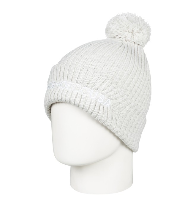 dcshoes, Trilogy 2 - Gorro con pompón para Hombre, SILVER BIRCH (wej0) 0 Trilogy 2 - Gorro con pompón para Hombre Blanco EDYHA03078 DC Shoes