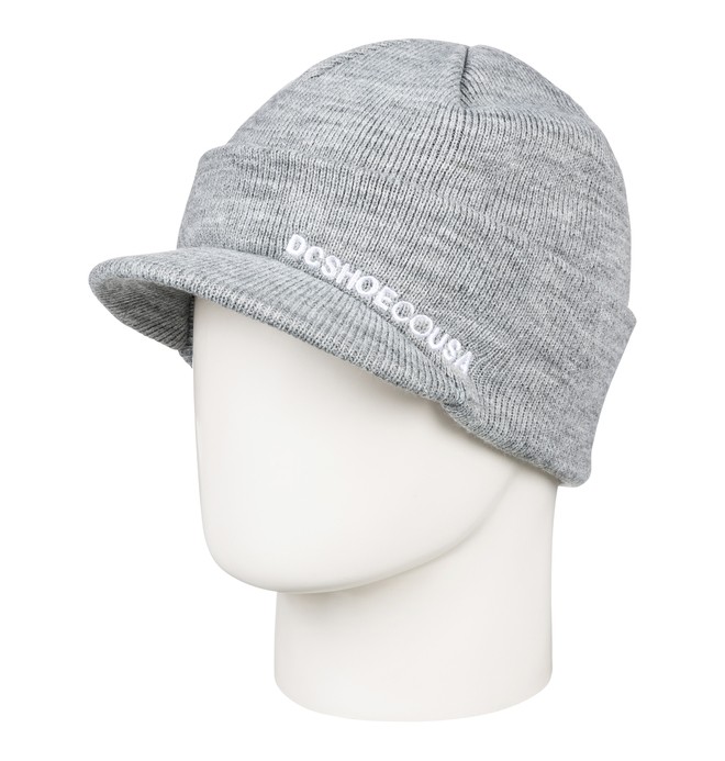 dcshoes, Marquee Visor Beanie, NEUTRAL GRAY HEATHER (skph) 0 Marquee Visor Beanie Grey EDYHA03099 DC Shoes