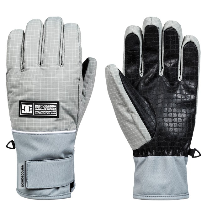 dcshoes, Franchise Snowboard/Ski Gloves, NEUTRAL GRAY (skp0) 0 Franchise Snowboard/Ski Gloves EDYHN03050 DC Shoes