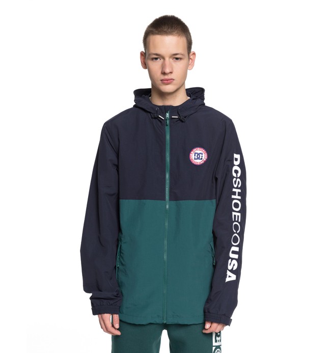 dcshoes, Bah Way Block - Windbreaker for Men, JUNE BUG (gsr0) 0 Bah Way Block - Windbreaker for Men Green EDYJK03149 DC Shoes