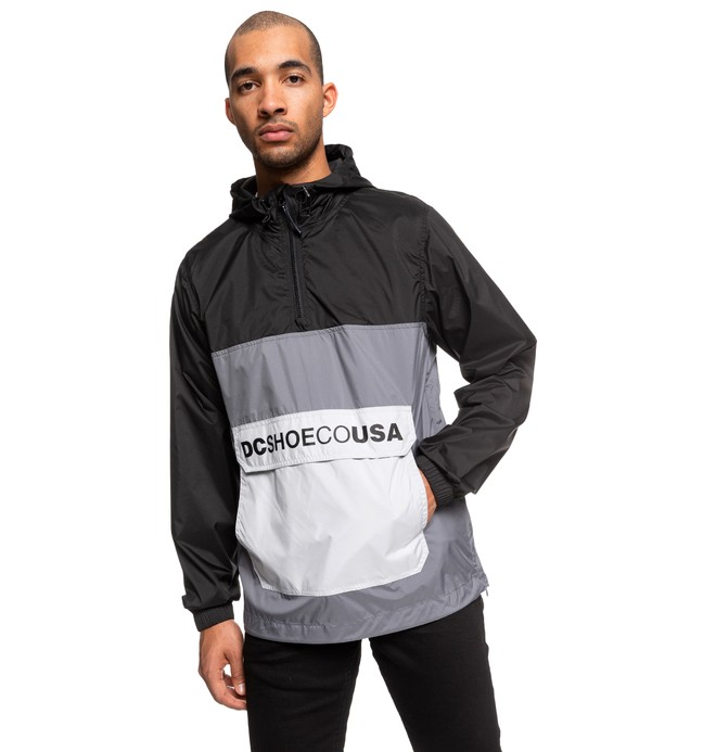 dcshoes, Sedgefield Water Resistant Hooded Anorak, BLACK (kvj0) 0 Sedgefield Water Resistant Hooded Anorak Black EDYJK03167 DC Shoes