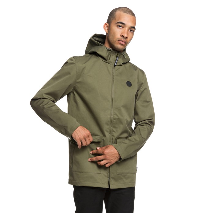 dcshoes, Exford Water Resistant Field Jacket, BURNT OLIVE (gpz0) 0 Exford Water Resistant Field Jacket Green EDYJK03168 DC Shoes