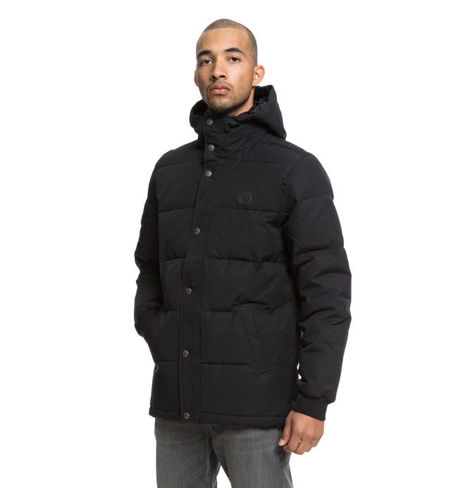 dcshoes, Aydon - Doudoune à capuche déperlante pour Homme, BLACK (kvj0) 0 Aydon - Doudoune à capuche déperlante pour Homme Noir EDYJK03170 DC Shoes