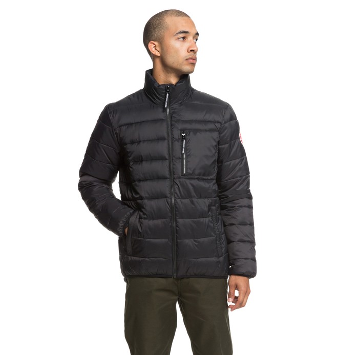 dcshoes, Tintern Water Resistant Lightweight Puffa Jacket, BLACK (kvj0) 0 Tintern Water Resistant Lightweight Puffa Jacket Black EDYJK03172 DC Shoes
