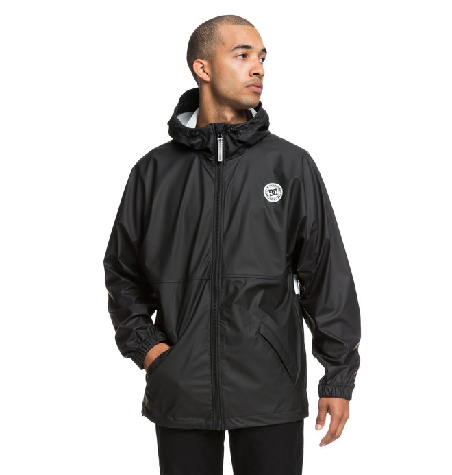 dcshoes, Doxford Water Resistant Packable Rain Jacket, BLACK (kvj0) 0 Doxford Water Resistant Packable Rain Jacket Black EDYJK03174 DC Shoes