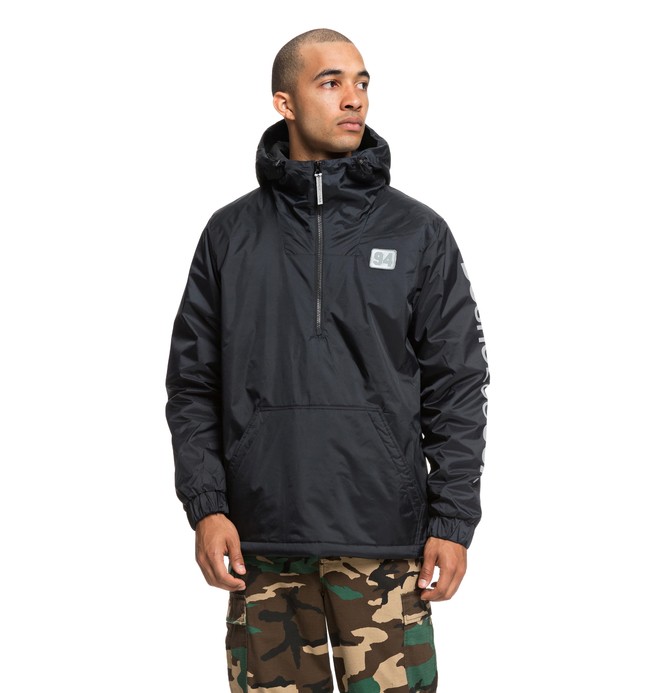 dcshoes, Bolam - Anorak demi-zip déperlant pour Homme, BLACK (kvj0) 0 Bolam - Anorak demi-zip déperlant pour Homme Noir EDYJK03181 DC Shoes