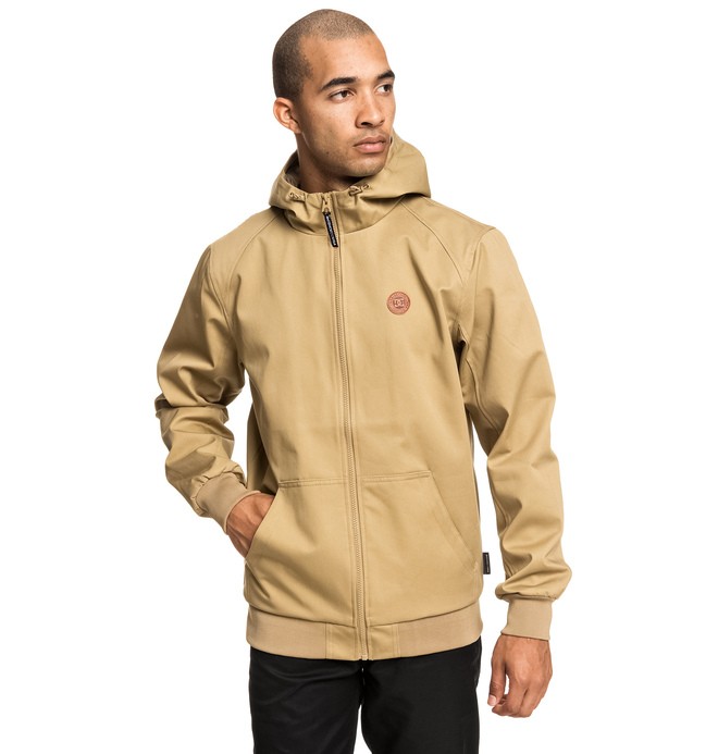 dcshoes, Ellis - Wasserabweisende Kapuzenjacke für Männer, KHAKI (clm0) 0 Ellis - Wasserabweisende Kapuzenjacke für Männer Braun EDYJK03193 DC Shoes