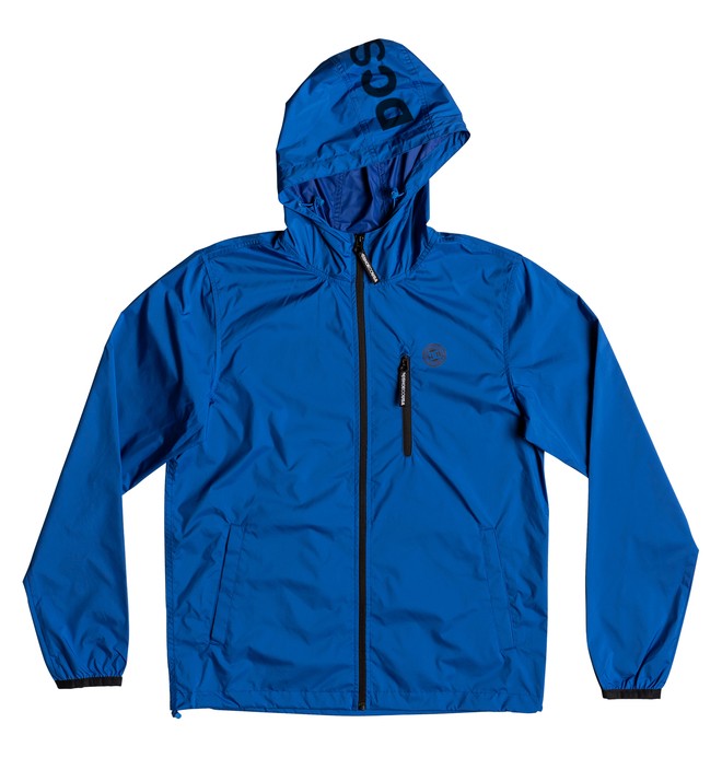 dcshoes, Dagup Water-Resistant Hooded Windbreaker, NAUTICAL BLUE (bqr0) 0 Dagup Water-Resistant Hooded Windbreaker Blue EDYJK03203 DC Shoes