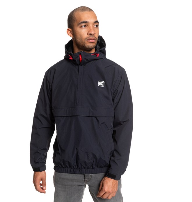dcshoes, Crawhall Half-Zip Hooded Anorak, BLACK (kvj0) 0 Crawhall Half-Zip Hooded Anorak Black EDYJK03207 DC Shoes