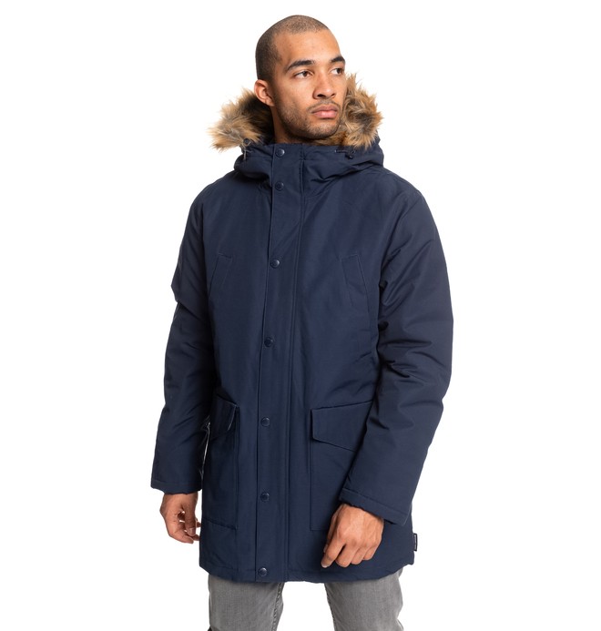 dcshoes, Bamburgh - Waterbestendige Parka met Capuchon voor Heren, BLACK IRIS (btl0) 0 Bamburgh - Waterbestendige Parka met Capuchon voor Heren Blue EDYJK03212 DC Shoes