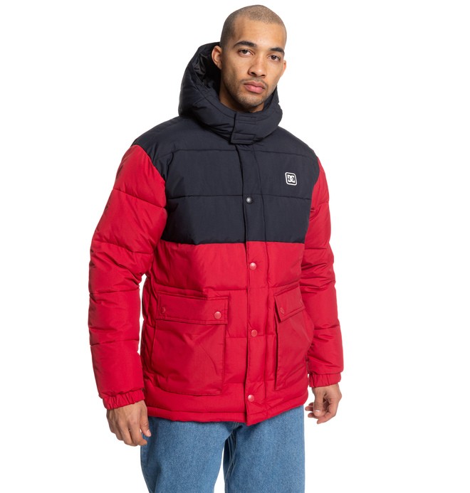 dcshoes, Straffen - Wasserabweisende Steppjacke mit Kapuze für Männer, CHILI PEPPER (rrd0) 0 Straffen - Wasserabweisende Steppjacke mit Kapuze für Männer Rot EDYJK03217 DC Shoes