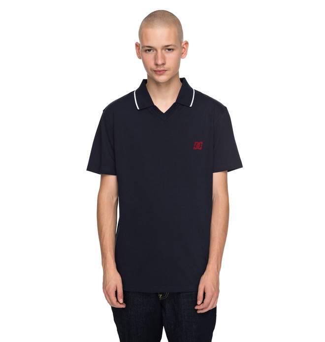 dcshoes, 94 Wauteck Polo Shirt, DARK INDIGO (byj0) 0 94 Wauteck Polo Shirt Blue EDYKT03370 DC Shoes