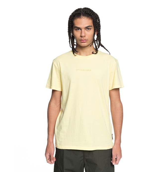 dcshoes, Craigburn Tee, LEMON MERINGUE (yzl0) 0 Craigburn Tee Yellow EDYKT03376 DC Shoes