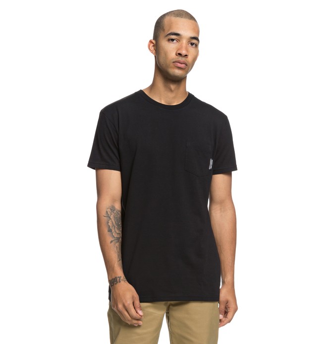 dcshoes, Basic Pocket Tee, BLACK (kvj0) 0 Basic Pocket Tee Black EDYKT03415 DC Shoes