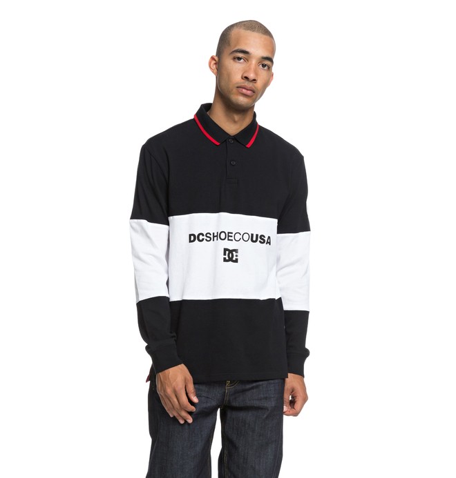 dcshoes, Emerson - Polo à manches longues pour Homme, BLACK (kvj0) 0 Emerson - Polo à manches longues pour Homme Noir EDYKT03419 DC Shoes