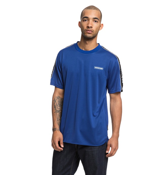 dcshoes, Thomhill Short Sleeve Soccer Tee, SODALITE BLUE (byb0) 0 Thomhill Short Sleeve Soccer Tee Blue EDYKT03423 DC Shoes