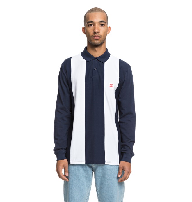 dcshoes, Crosstown - Polo à manches longues pour Homme, BLACK IRIS (btl0) 0 Crosstown - Polo à manches longues pour Homme Bleu EDYKT03424 DC Shoes