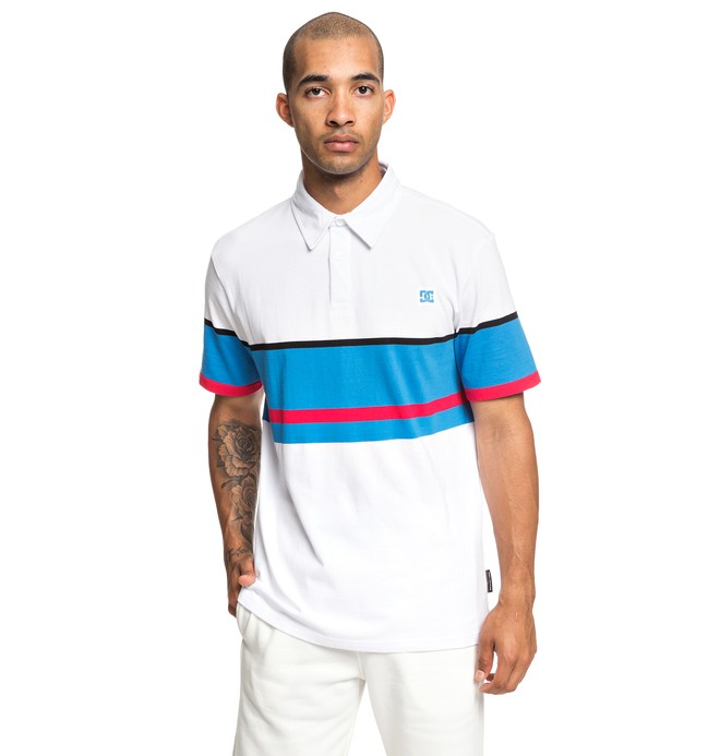dcshoes, Playera tipo Polo de Manga Corta Granline, SNOW WHITE (wbb0) 0 Playera tipo Polo de Manga Corta Granline Blanco EDYKT03439 DC Shoes