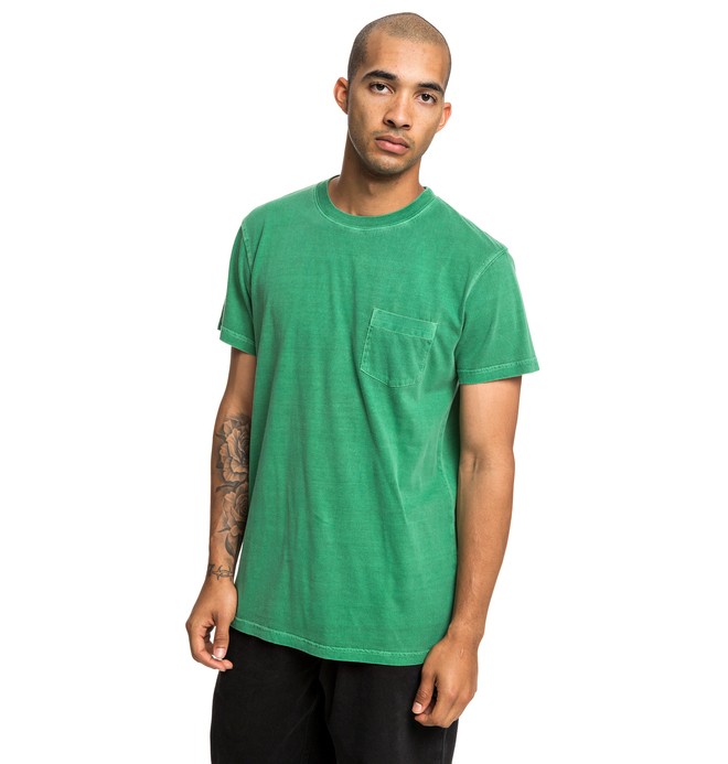 dcshoes, Dyed Pocket Tee, AMAZON (grr0) 0 Dyed Pocket Tee Green EDYKT03442 DC Shoes