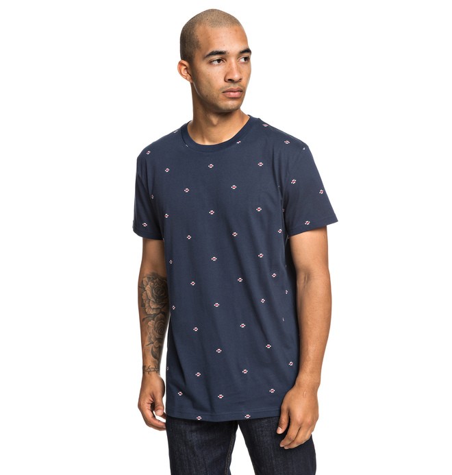 dcshoes, Cresdee - T-Shirt for Men, BLACK IRIS (btl0) 0 Cresdee - T-Shirt for Men Blue EDYKT03443 DC Shoes