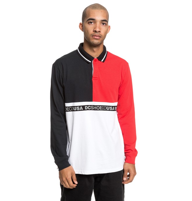 dcshoes, Walkley - Langärmliges Polo-Hemd für Männer, BLACK (kvj0) 0 Walkley - Langärmliges Polo-Hemd für Männer Schwarz EDYKT03450 DC Shoes