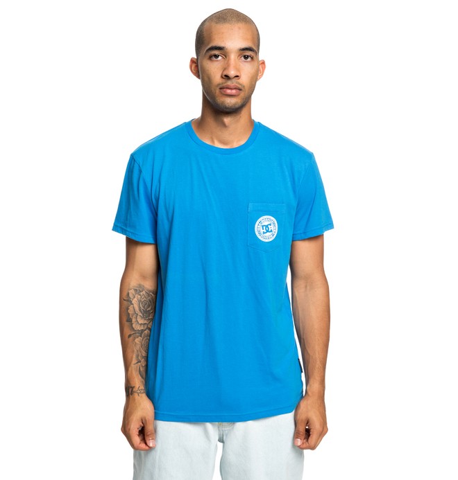 dcshoes, Basic - T-Shirt for Men, BRILLIANT BLUE (bnl0) 0 Basic - T-Shirt for Men Blue EDYKT03458 DC Shoes