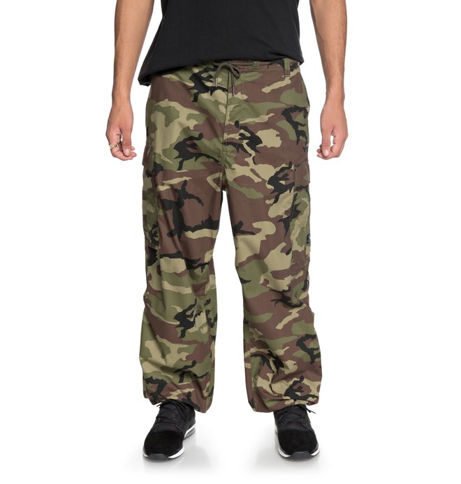 olive green parachute pants