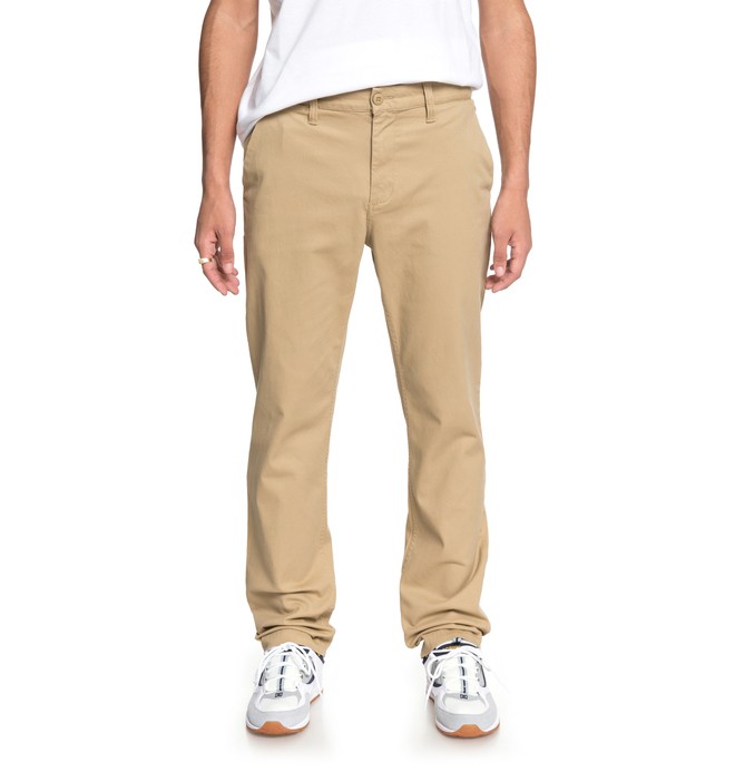 dcshoes, Worker - Chinos for Men, KHAKI (clm0) 0 Worker - Chinos for Men Brown EDYNP03132 DC Shoes