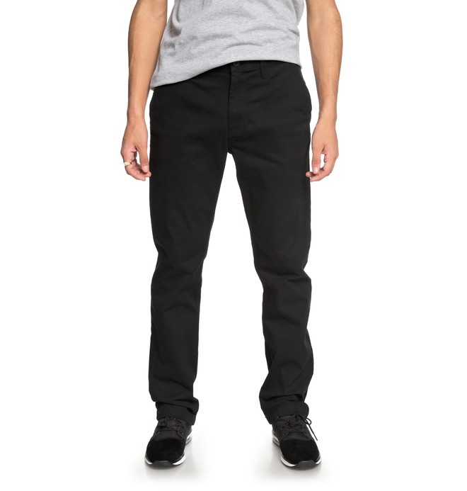 dcshoes, Worker - Chinos for Men, BLACK (kvj0) 0 Worker - Chinos for Men Black EDYNP03132 DC Shoes